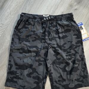 Hurley Kids Camo Shorts - Black and Gray